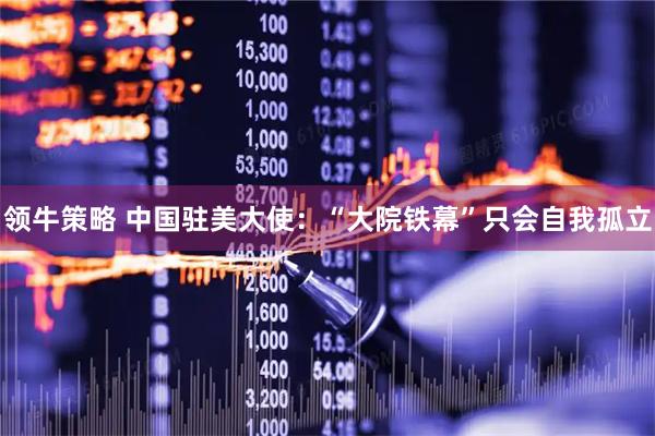 领牛策略 中国驻美大使：“大院铁幕”只会自我孤立